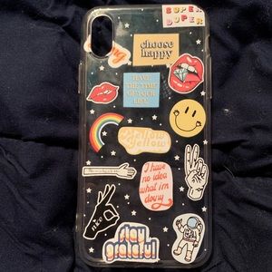 Sticker collage phone case